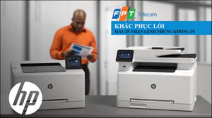 Máy in nhận lệnh nhưng không in phải làm sao?