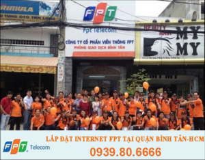 Lắp mạng FPT phường An Lạc, Bình Tân, Tân Tạo, Bình Trị Đông và Bình Hưng Hòa